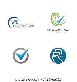Business Finance Logo template vector icon design