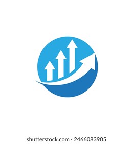 Diseño de iconos de Vector de Plantilla de logotipo de finanzas empresariales