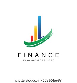 Negocios Finanzas Logotipo Plantilla Vector diseño de iconos