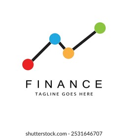 Negocios Finanzas Logotipo Plantilla Vector diseño de iconos