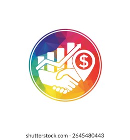 Business Finance Logo template vector icon design for business partnership