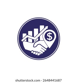 Business Finance Logo template vector icon design for business partnership