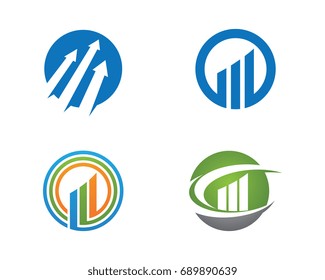 Business Finance logo template vector icon