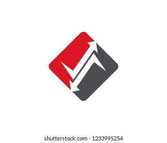 Business finance logo vector
