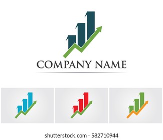 Business finance logo vector 