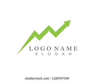 Business finance logo - vector concept illustration