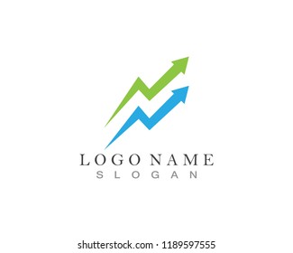 Business finance logo - vector concept illustration
