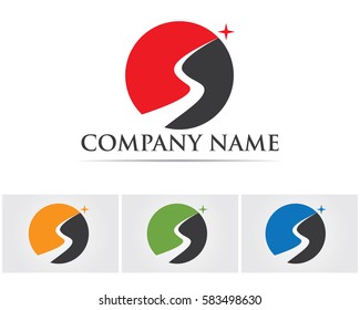 Business finance logo - vector concept illustration