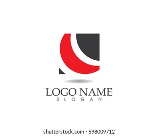 Business finance logo - vector concept illustration