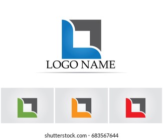 Business finance logo - vector concept illustration
