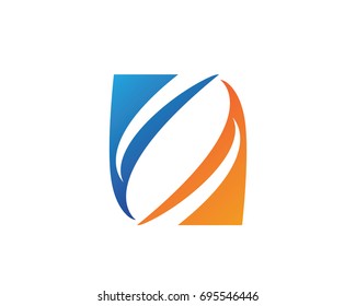 Business finance logo - vector concept illustration
