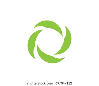 Business finance logo - vector concept illustration
