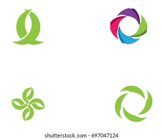 Business finance logo - vector concept illustration
