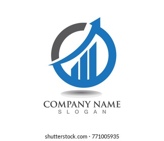 Business finance logo vector concept