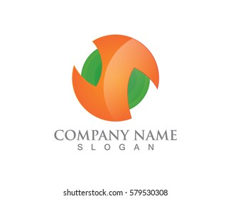 Business finance logo vector template