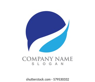 Business finance logo vector template