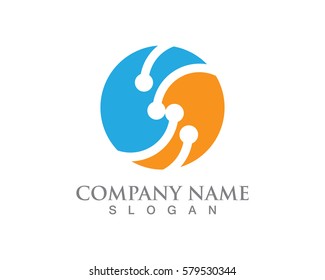 Business finance logo vector template