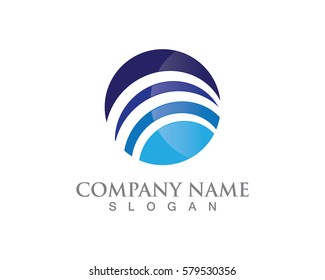 Business finance logo vector template