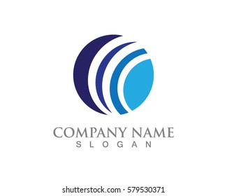 Business finance logo vector template