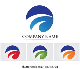Business finance logo vector template icons