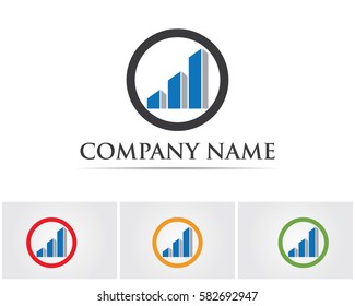 Business finance logo vector template