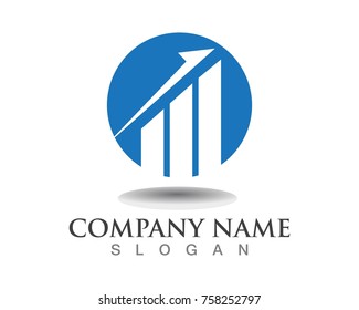 business finance logos template vector