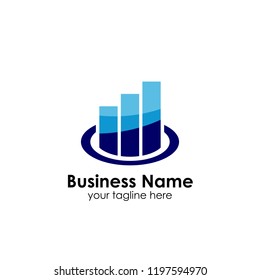 business finance and marketing logo design template