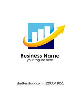 business finance and marketing logo design template