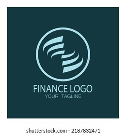 Business finance and Marketing logo Vector illustration TEMPLATE ICON design Financial accounting logo with modern vector concept.
