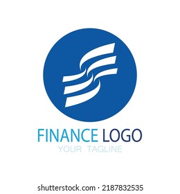 Business finance and Marketing logo Vector illustration TEMPLATE ICON design Financial accounting logo with modern vector concept.
