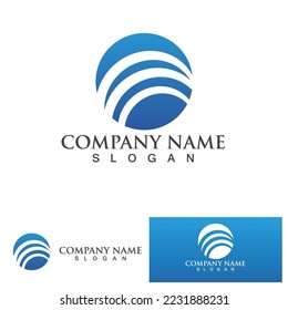 Business finance and Marketing logo Vector illustration  design