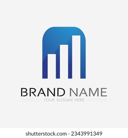 Business finance and Marketing logo Vector illustration  design