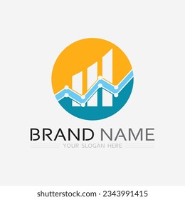 Business finance and Marketing logo Vector illustration  design