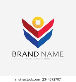 Business finance and Marketing logo Vector illustration  design