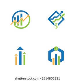 Business finance and Marketing logo Vector illustration  design