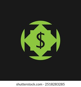 Business finance and Marketing logo Vector illustration  design