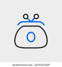 Business Finance Money Icon. Symbol of accumulation wallet. Perfect for enhancing professional websites, apps, and presentations.