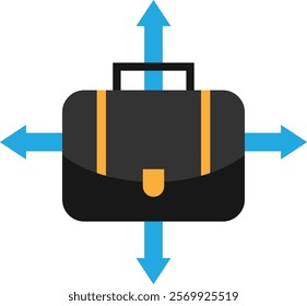 Business Finance Money Icon Vector Flat Illustration