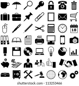 Business - Finance and Office icons collection - vector illustration