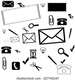 Business - Finance and Office icons vector illustration