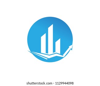 Business Finance professional logo template vector icon
