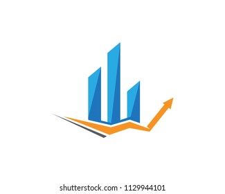 Business Finance professional logo template vector icon
