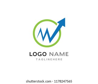 Business Finance professional logo template vector icon