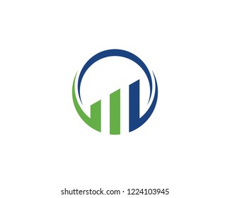 Business Finance professional logo template vector icon
