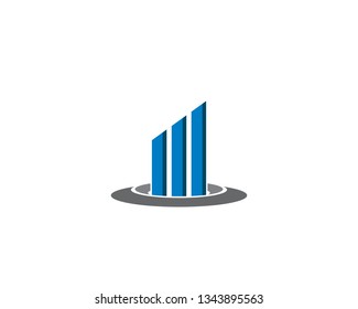 Business Finance professional logo template vector icon