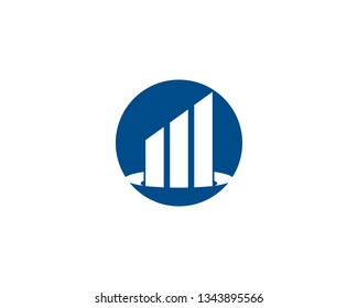 Business Finance professional logo template vector icon
