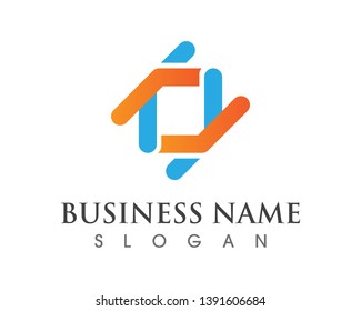 Business Finance professional logo template vector icon
