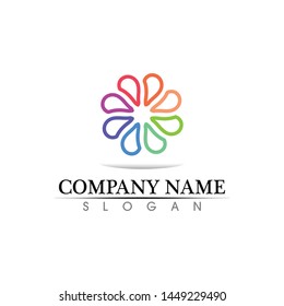 Business Finance professional logo template vector icon
