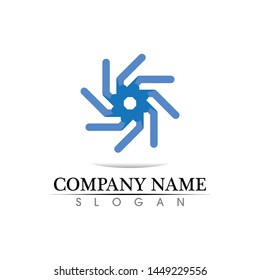 Business Finance professional logo template vector icon
