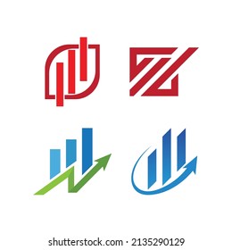 Business Finance professional logo template vector icon